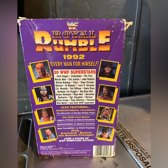 Vintage Royal Rumble 1992 WWF VHS Videocassette - Picture 3 of 3